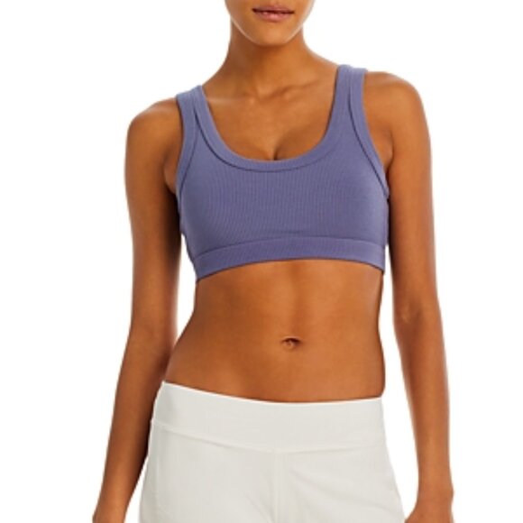 ALO YOGA Wellness Sports Bra Infinity Blue Size XS - Picture 1 of 2